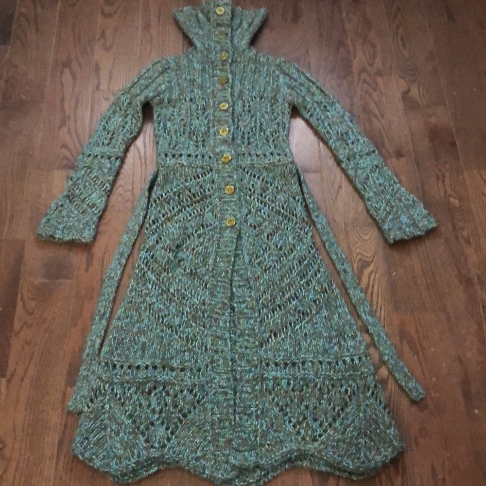 NWT Free People Budapest Long Cardigan - Picture 3 of 16